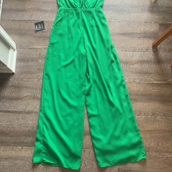 Lulus Epitome of Elegant Knotted Halter Wide-Leg Jumpsuit - Picture 8 of 15